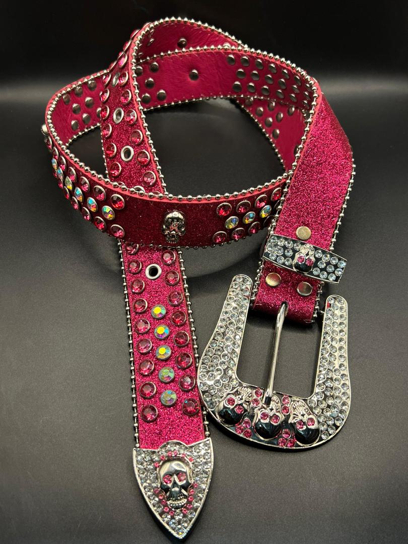 Ceinture western pink