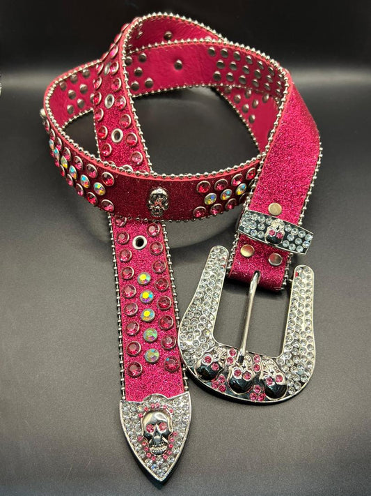 Ceinture western pink