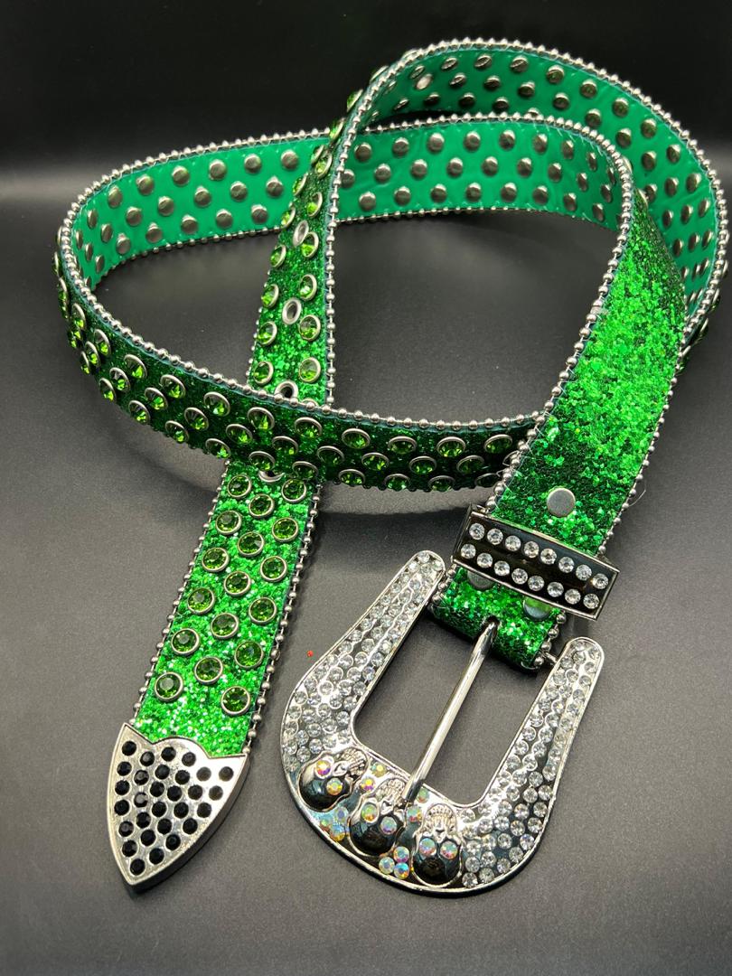 Ceinture western green