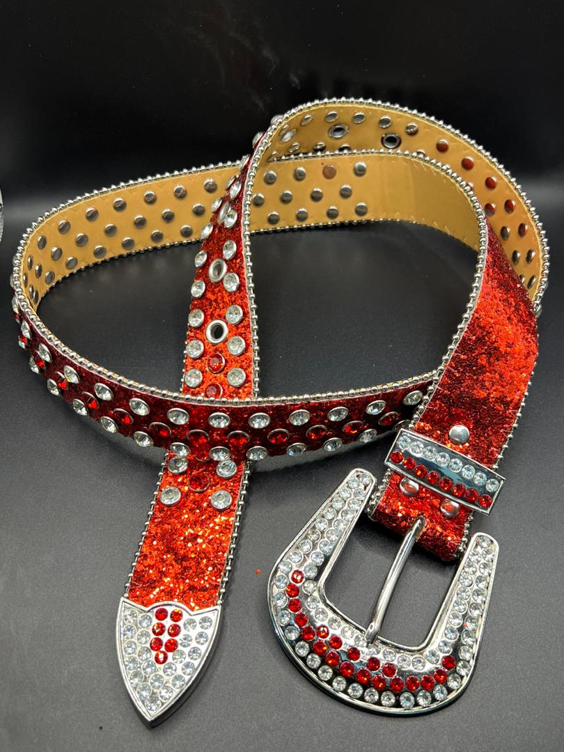 Ceinture western red