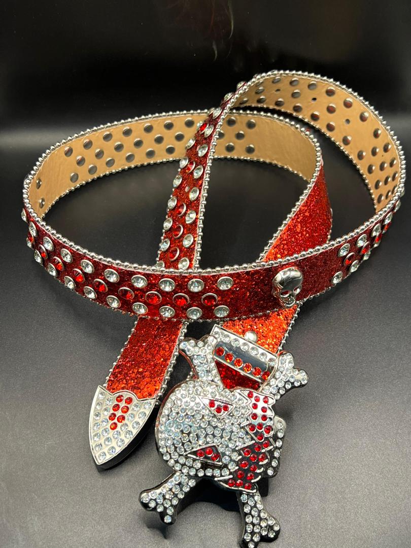 Ceinture western red